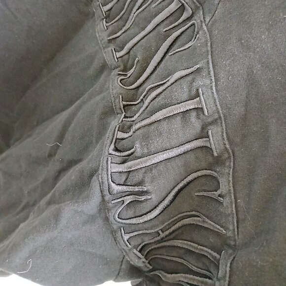 All Saints Embroidered Sweatshirt Hoodie - Picture 10 of 12